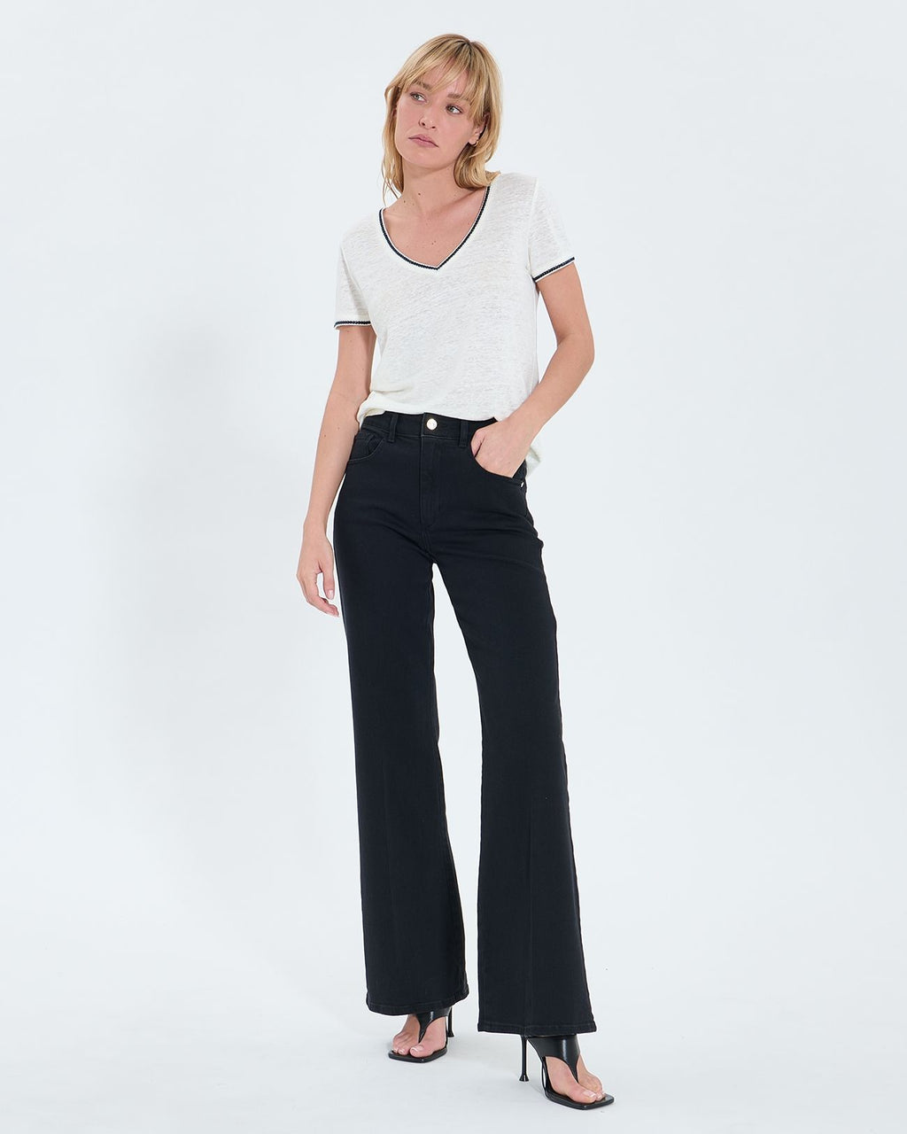 Ecru linen T-shirt_2