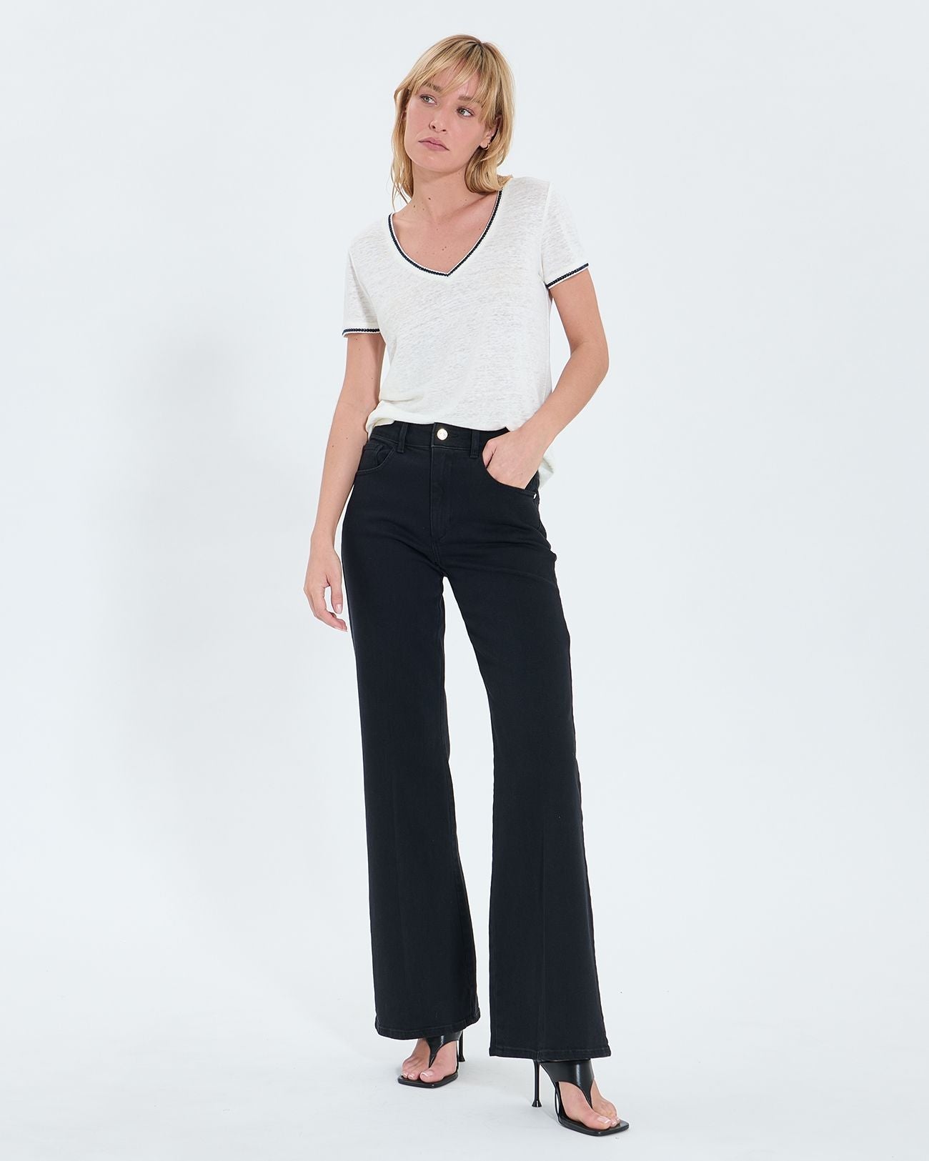 Ecru linen T-shirt_2