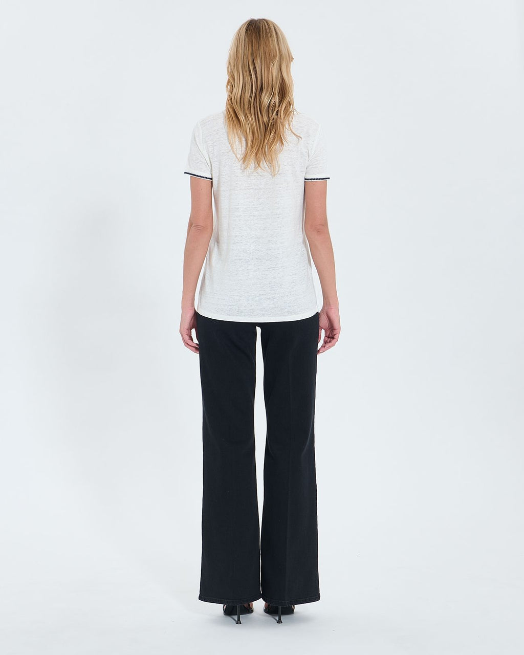 Ecru linen T-shirt_3