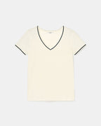 Ecru linen T-shirt_5
