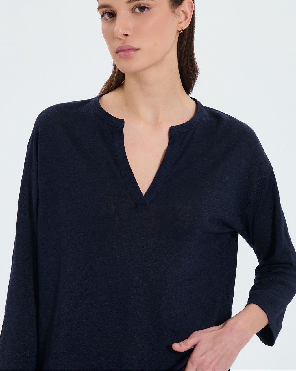 Nocturnal 3/4 sleeve top_1