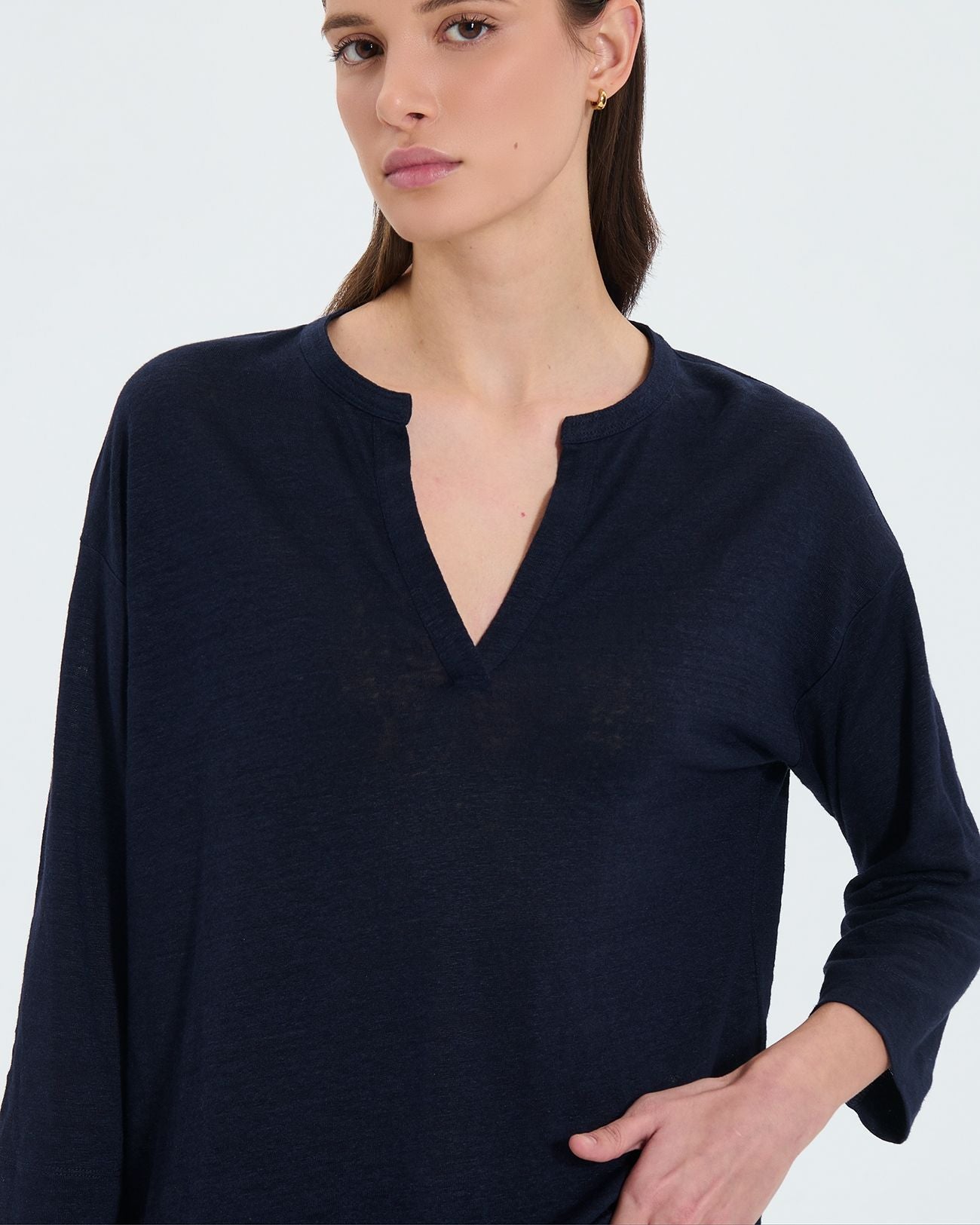 Nocturnal 3/4 sleeve top_1