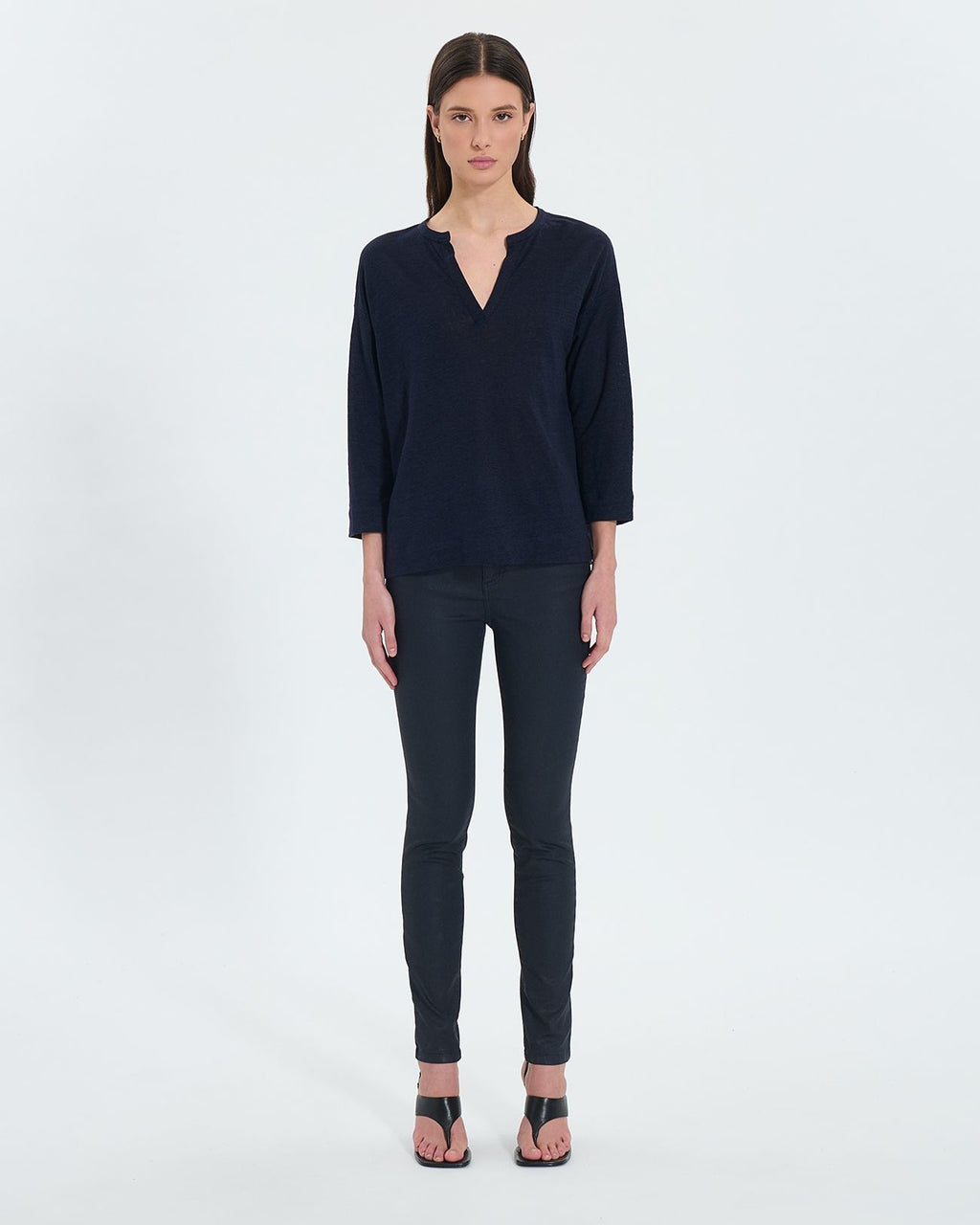 Nocturnal 3/4 sleeve top_4