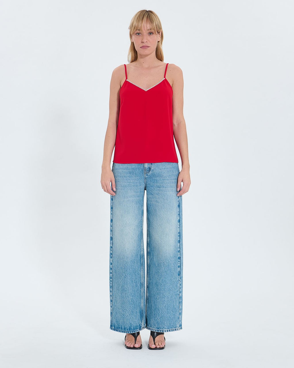 Camiseta sin mangas roja_4