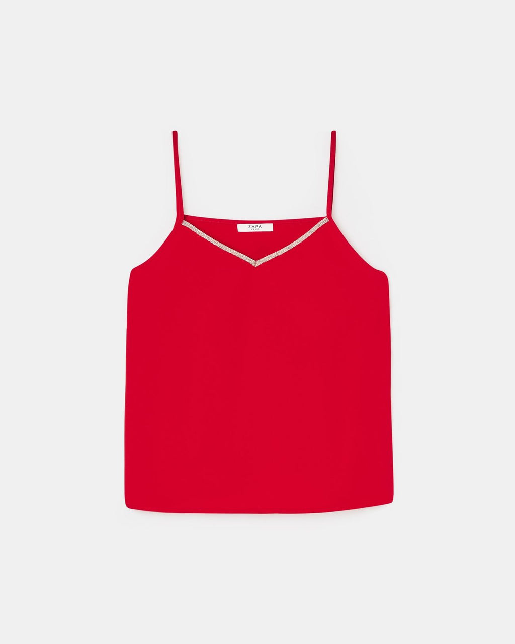 Camiseta sin mangas roja_5