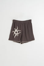 Elasticated Waist Shorts - Charcoal