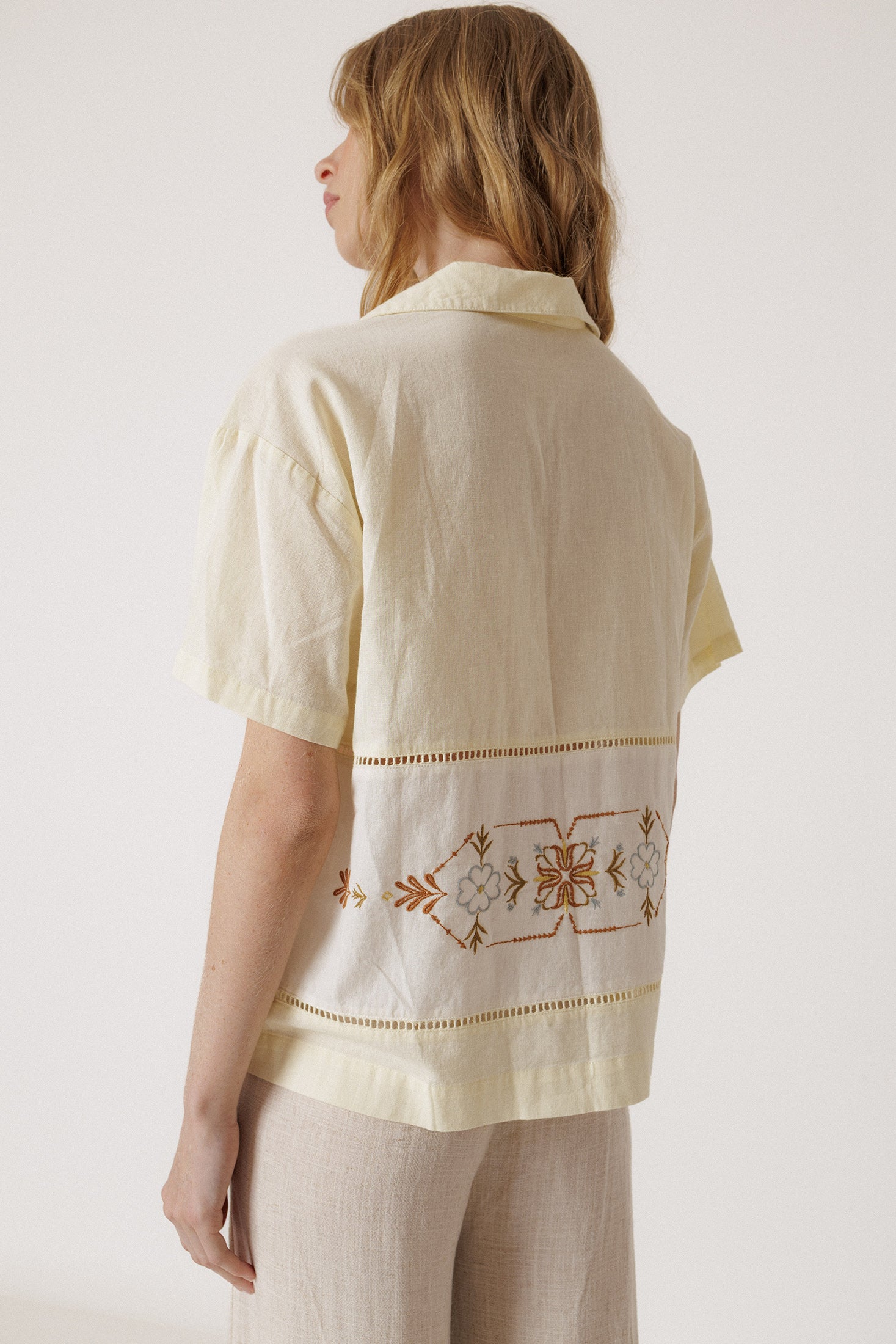 Camisa estilo guayabera - Sorbete