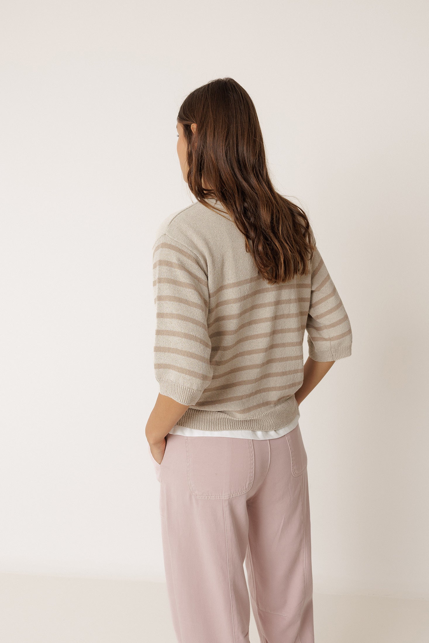 Jersey marinero - Beige