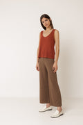 James Elasticated Trousers - Chocolate