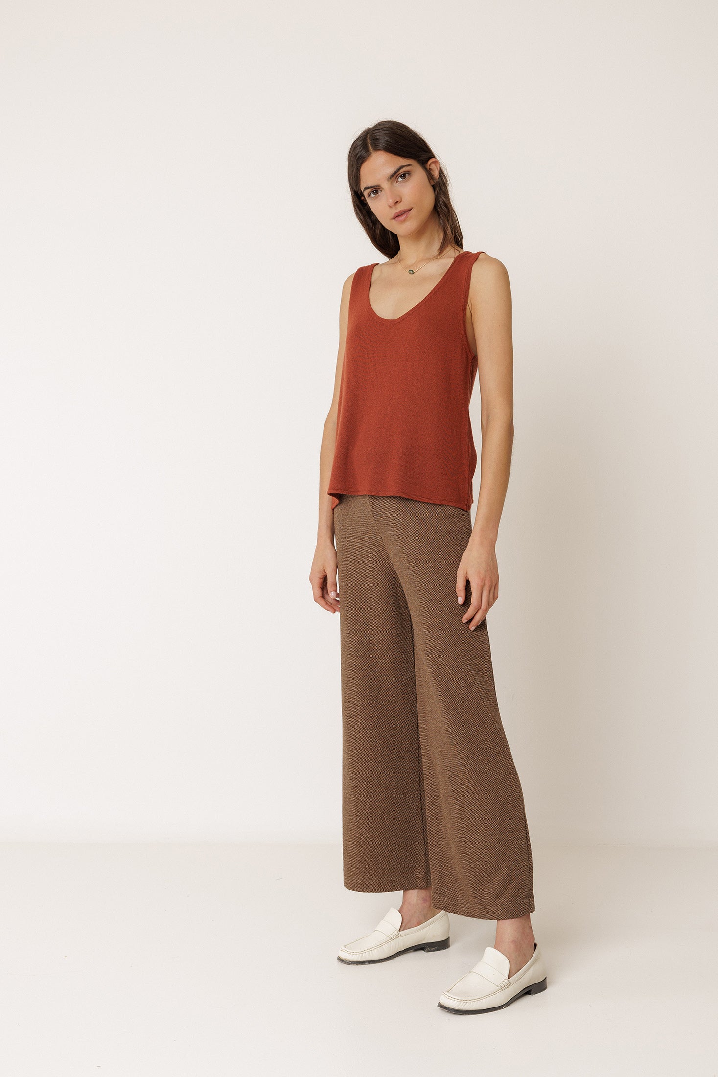 James Elasticated Trousers - Chocolate