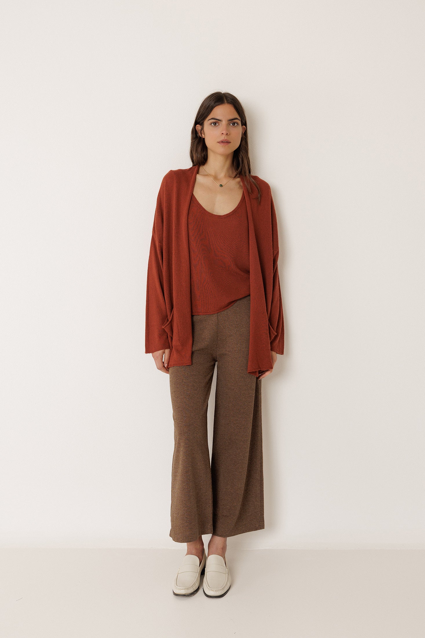 James Elasticated Trousers - Chocolate