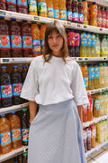 Camiseta Oversize de Algodón Orgánico - Blanca