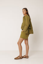 Imperméable Court - Kaki