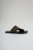 Suede Sandals - Green