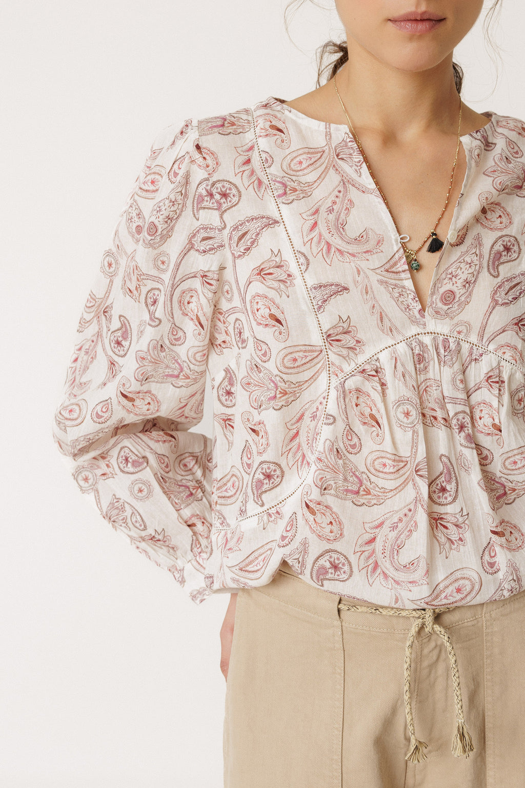 Blusa con Detalles Calados - Lichi