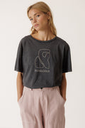 Camiseta con Logo - Carbón