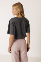 Camiseta con Logo - Carbón