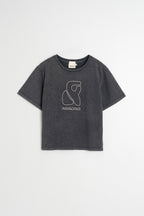 Camiseta con Logo - Carbón