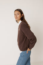 Merino Wool Jumper - Chocolate