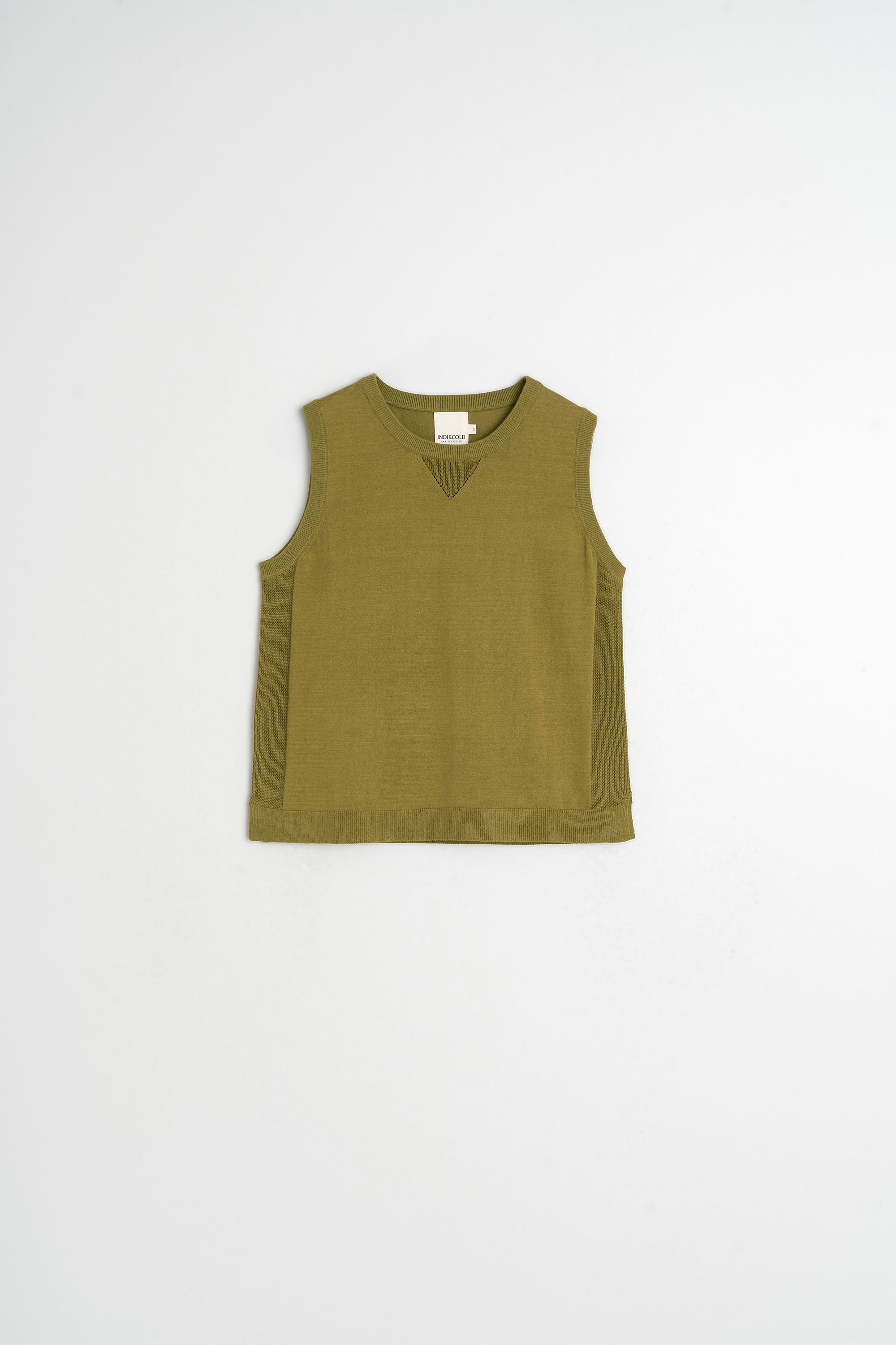 Chaqueta De Punto De Algodón Orgánico - Caqui