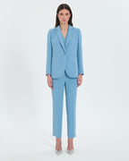Blue crepe suit jacket_4