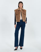 Chaqueta sin mangas camel_1