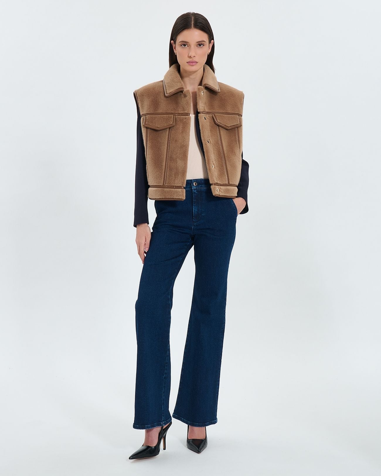 Chaqueta sin mangas camel_1