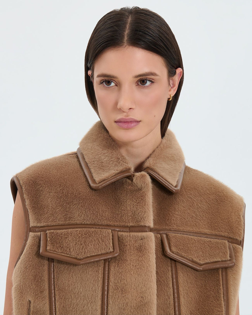 Chaqueta sin mangas camel_3
