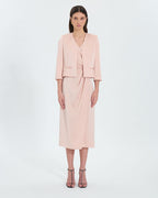 Chaqueta corta raso nude_2