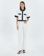 Chemise courte bicolore_2