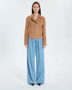 Perfecto en suède beige_4