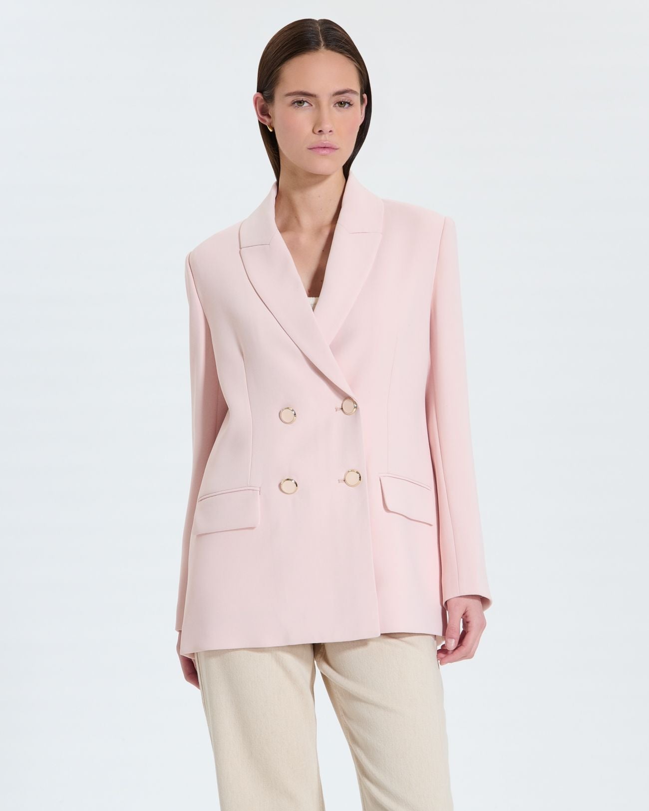 Nude blazer jacket_1