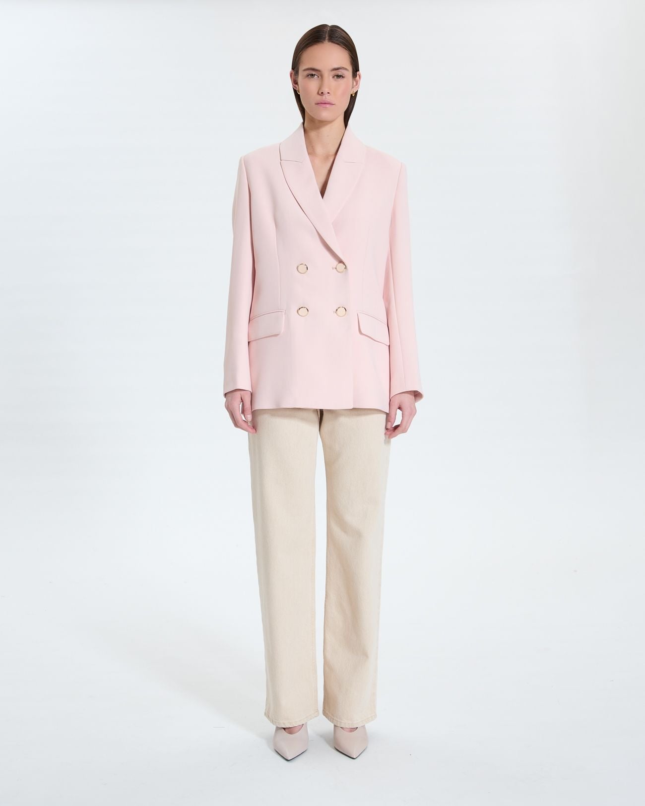 Nude blazer jacket_4