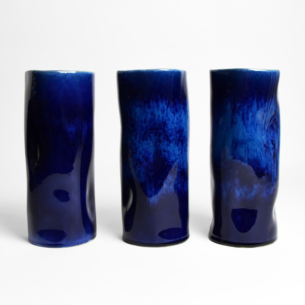 Jarrón Onda - Azul Odisea