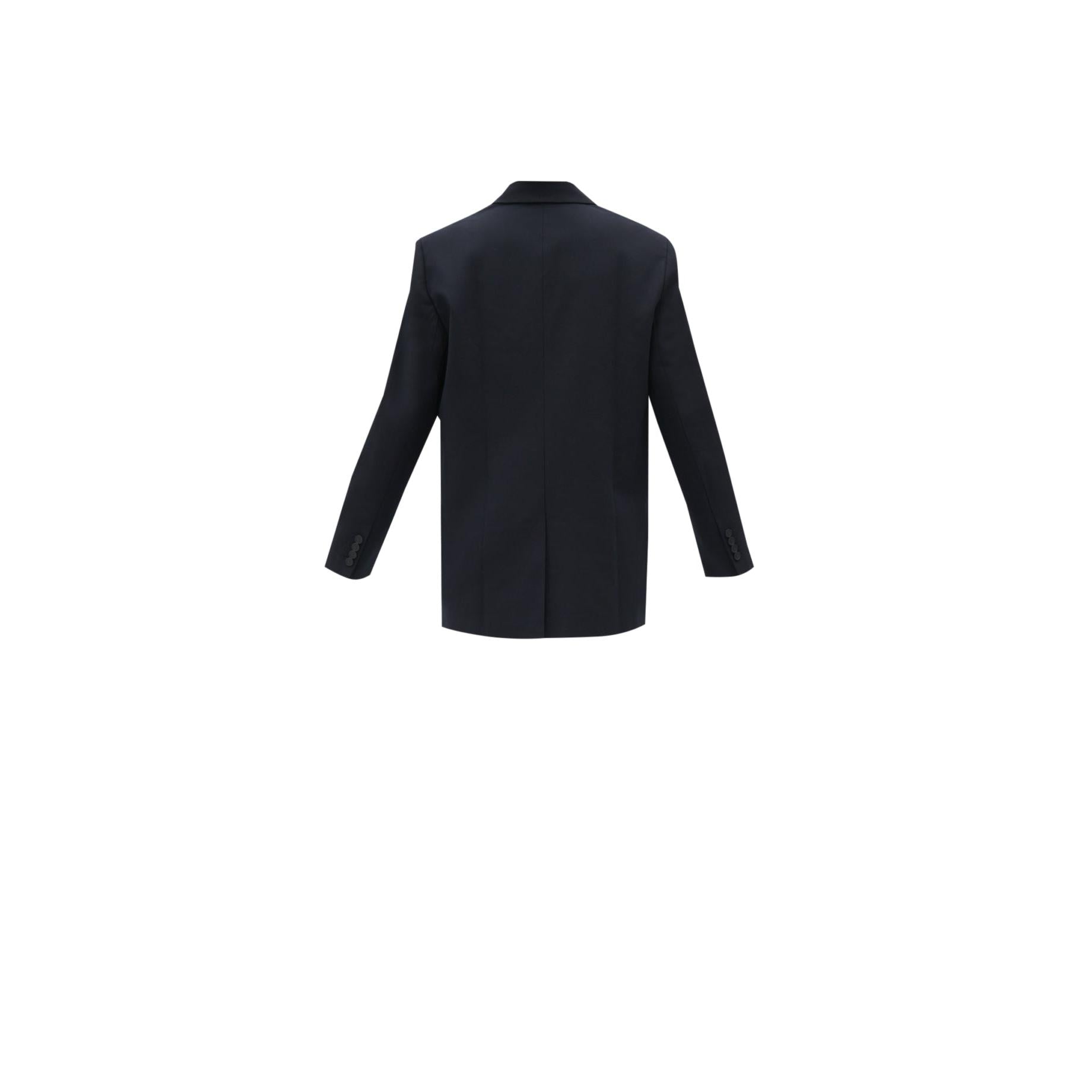 Navy Oversized Suit Jacket