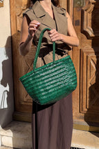 Cabas Delhi Medium - Vert