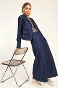 Veste - Flore - Denim Bleu