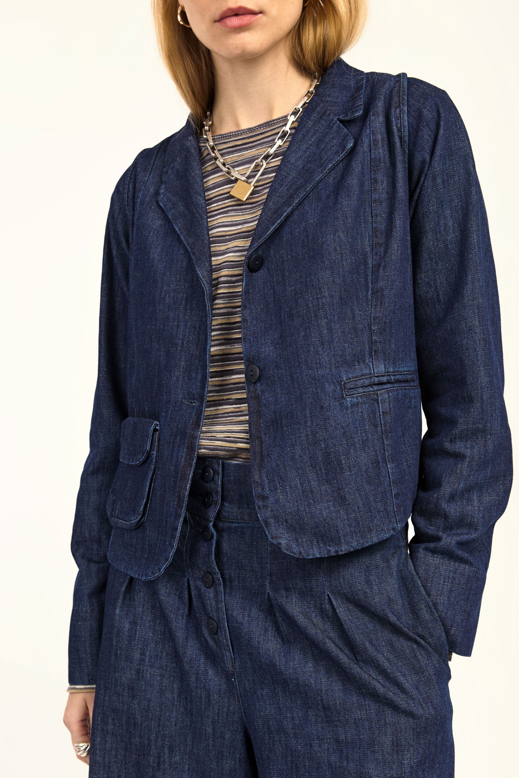 Veste - Flore - Denim Bleu