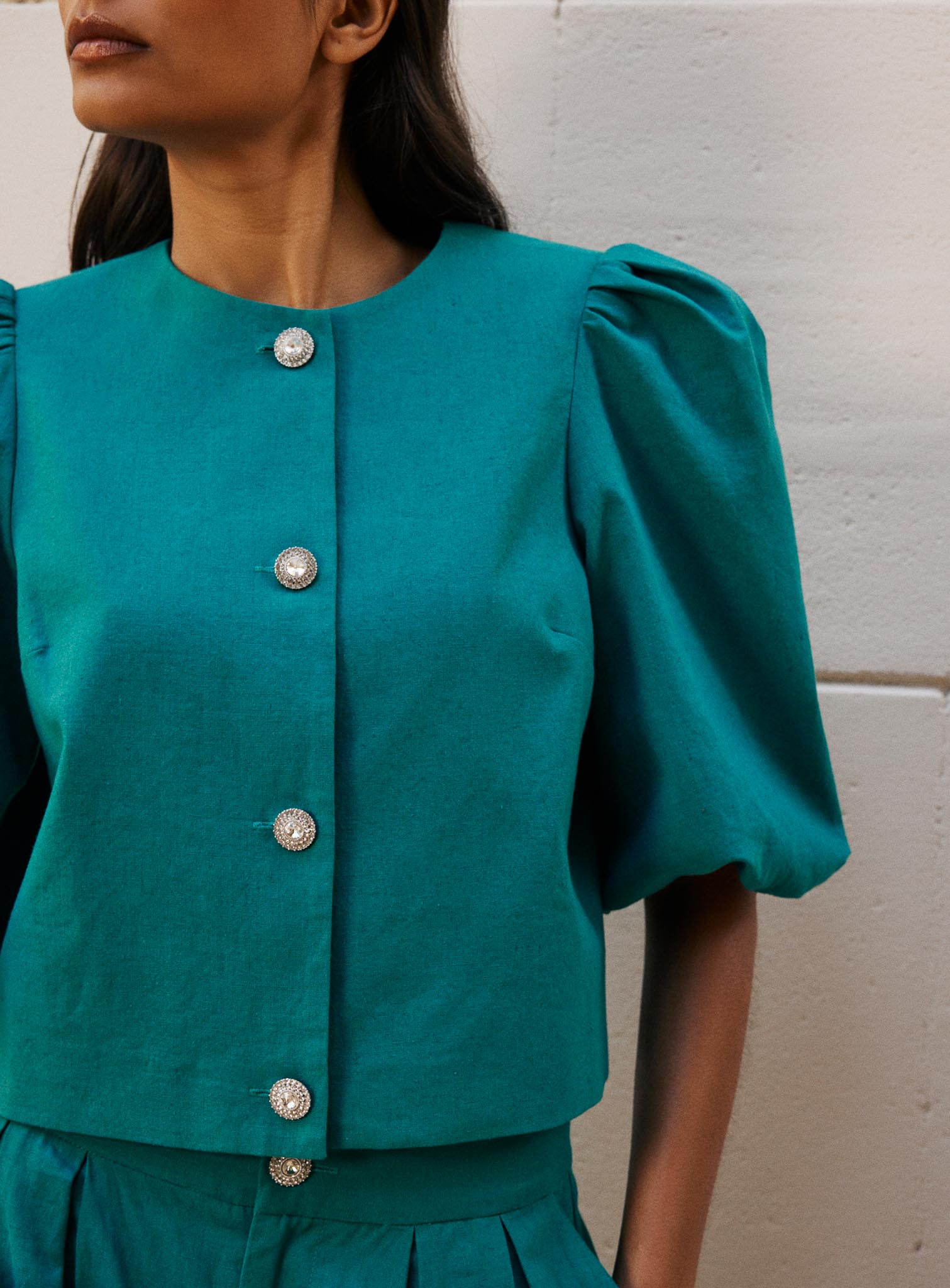 Ines Jacket - Emerald
