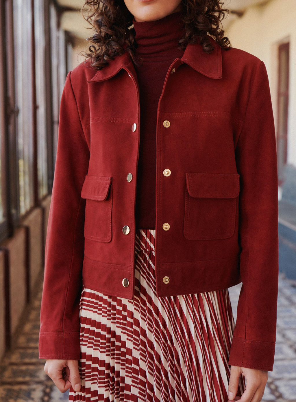 Orelia Jacket - Brick
