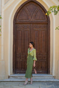 Robe Violet - Vert
