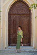 Robe Violet - Vert
