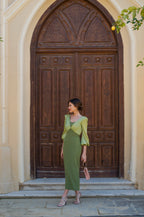 Robe Violet - Vert