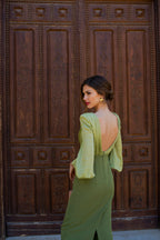 Robe Violet - Vert
