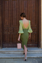 Robe Violet - Vert
