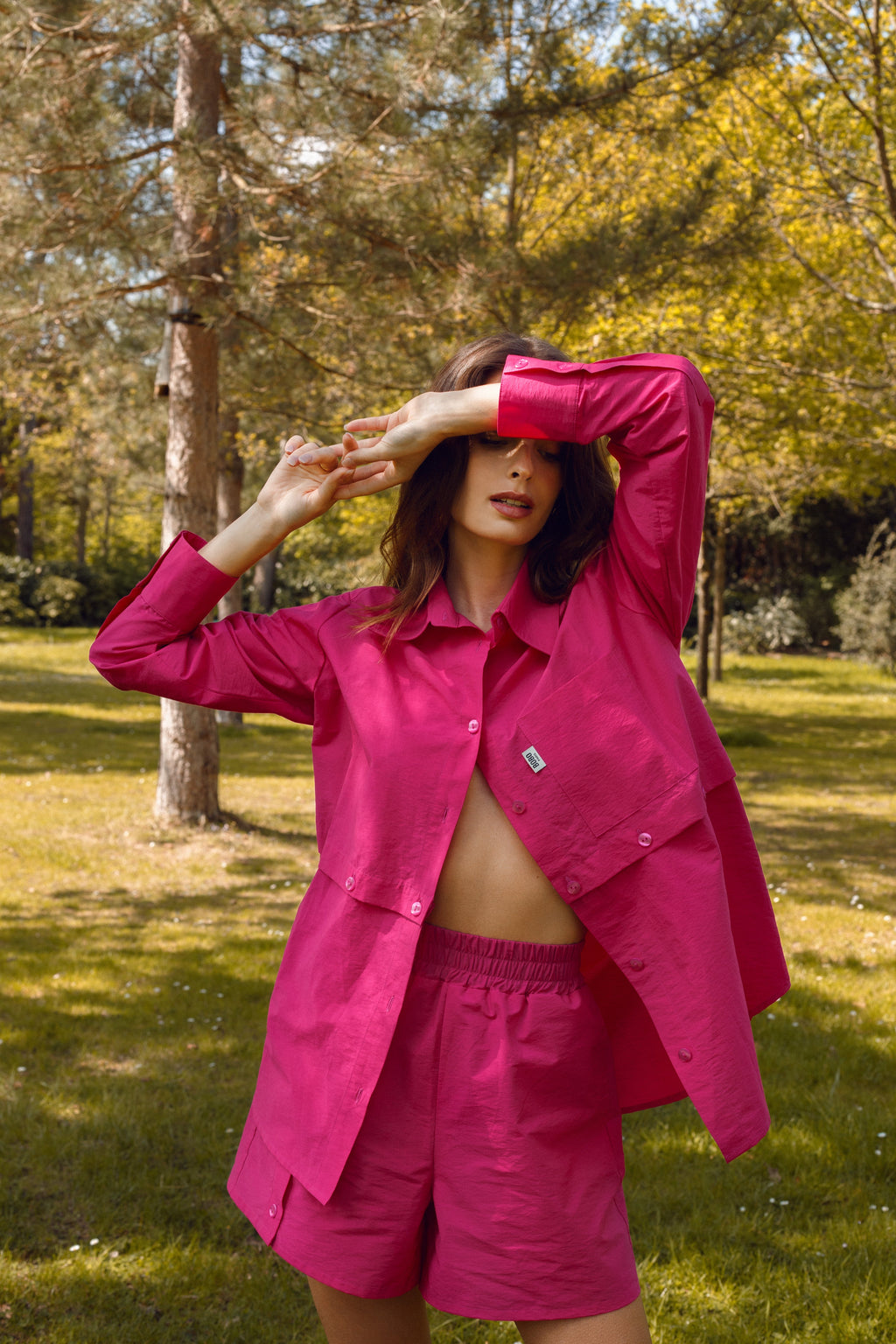 Chemise 2 En 1 Fuchsia - Vittoria