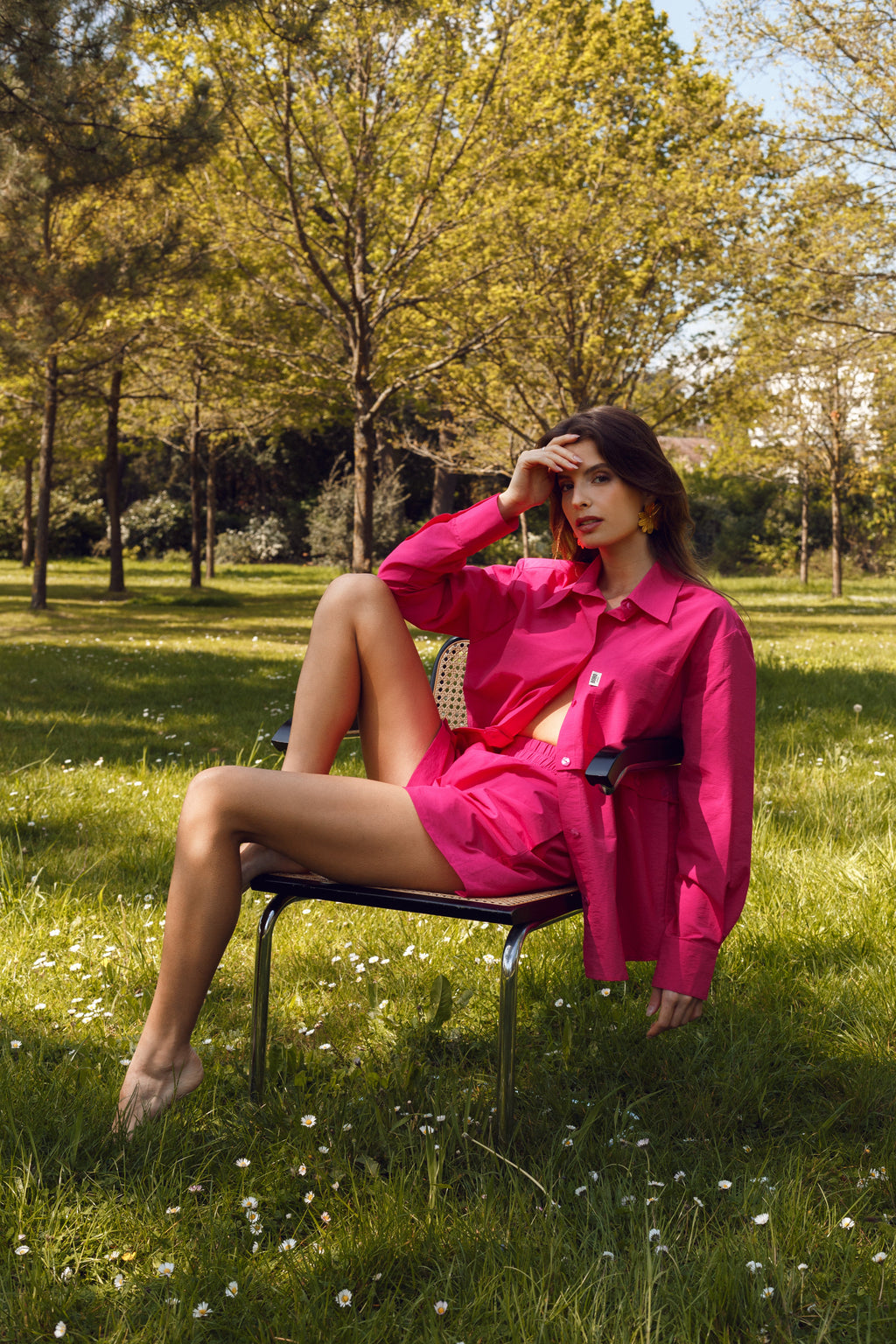 Chemise 2 En 1 Fuchsia - Vittoria