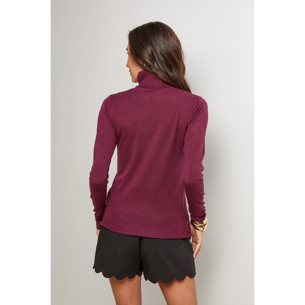 Sweter – Bordowy