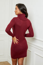 Sweater Dress - Burgundy