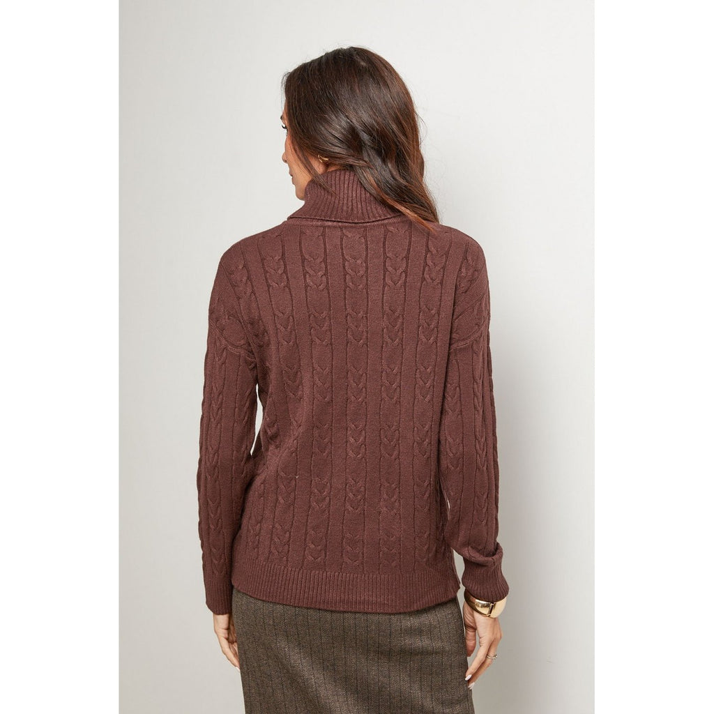 Sweter – kawowy